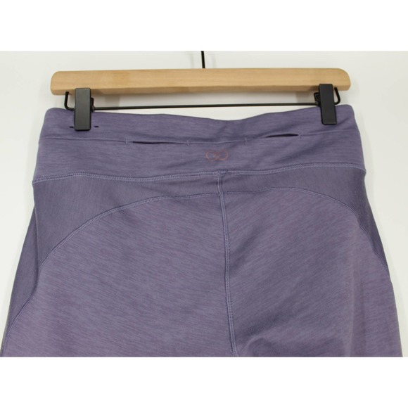 CALIA by Carrie Underwood Warm Leggings Cadet Ombre Splatter Medium Purple - Picture 8 of 10